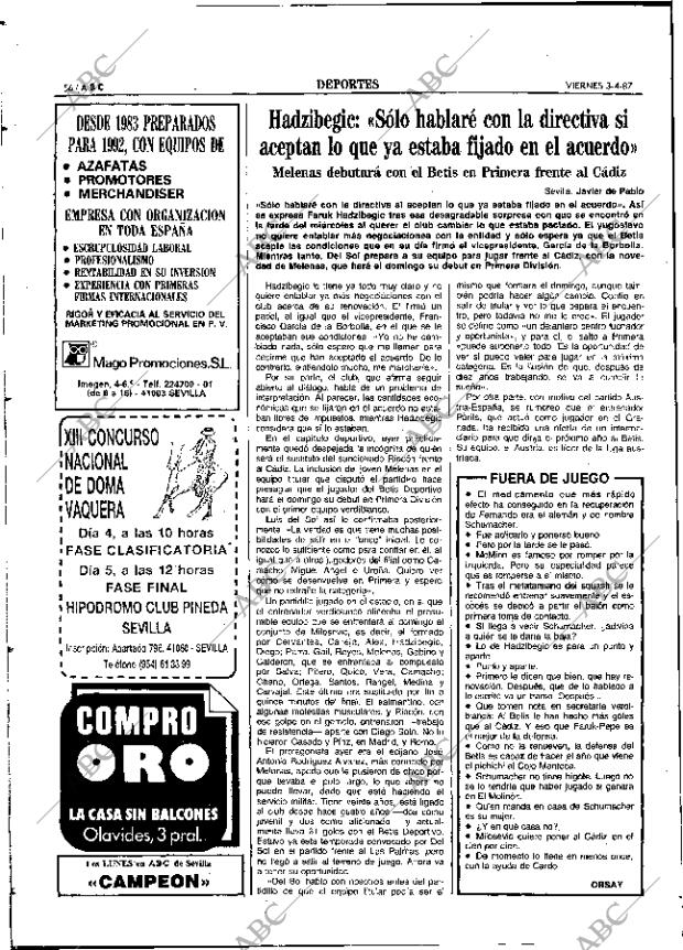 ABC SEVILLA 03-04-1987 página 56
