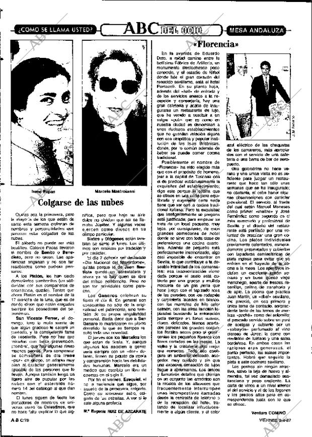 ABC SEVILLA 03-04-1987 página 78