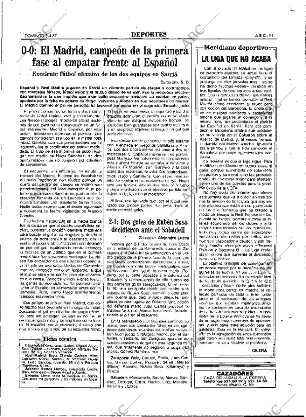 ABC MADRID 05-04-1987 página 91