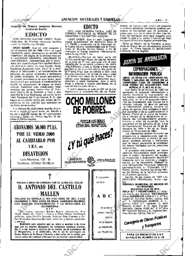 ABC SEVILLA 06-04-1987 página 69