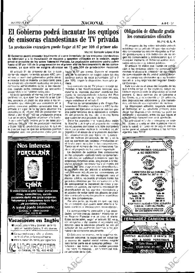 ABC MADRID 07-04-1987 página 27