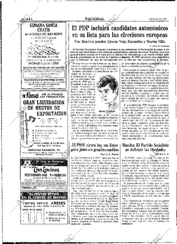 ABC MADRID 10-04-1987 página 22