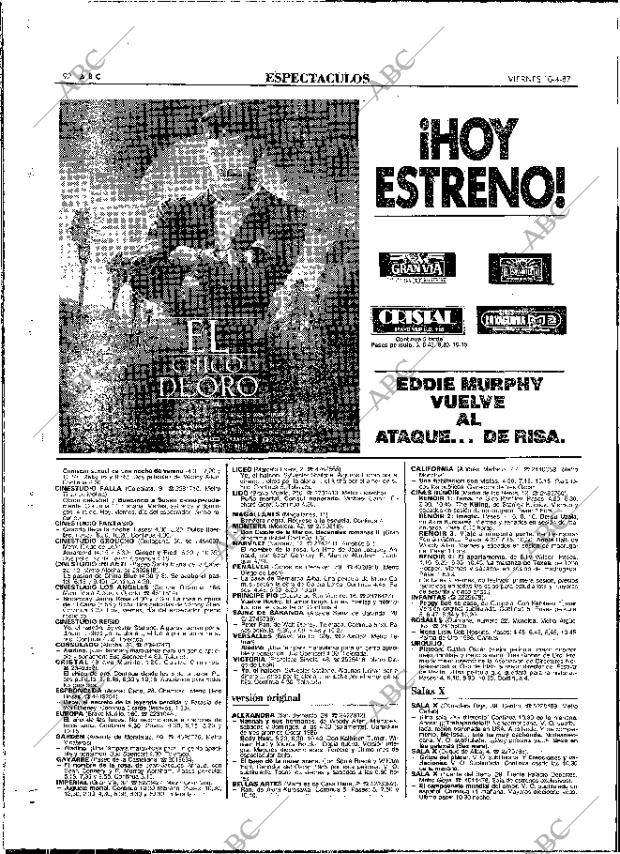 ABC MADRID 10-04-1987 página 92