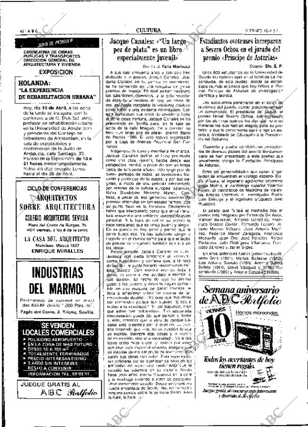 ABC SEVILLA 10-04-1987 página 48