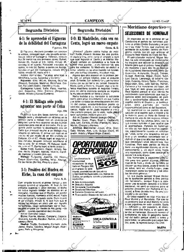 ABC MADRID 13-04-1987 página 58