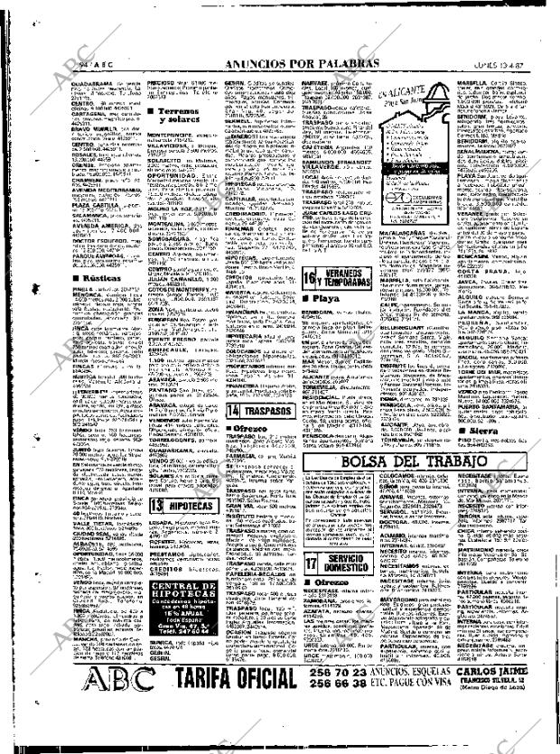 ABC MADRID 13-04-1987 página 94