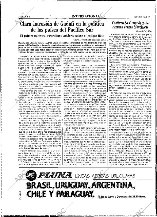 ABC MADRID 14-04-1987 página 28