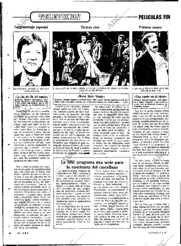 ABC MADRID 17-04-1987 página 84