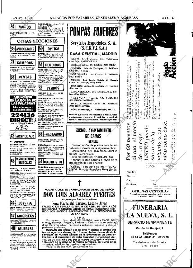 ABC SEVILLA 17-04-1987 página 53