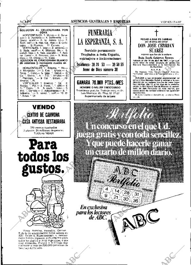 ABC SEVILLA 17-04-1987 página 54