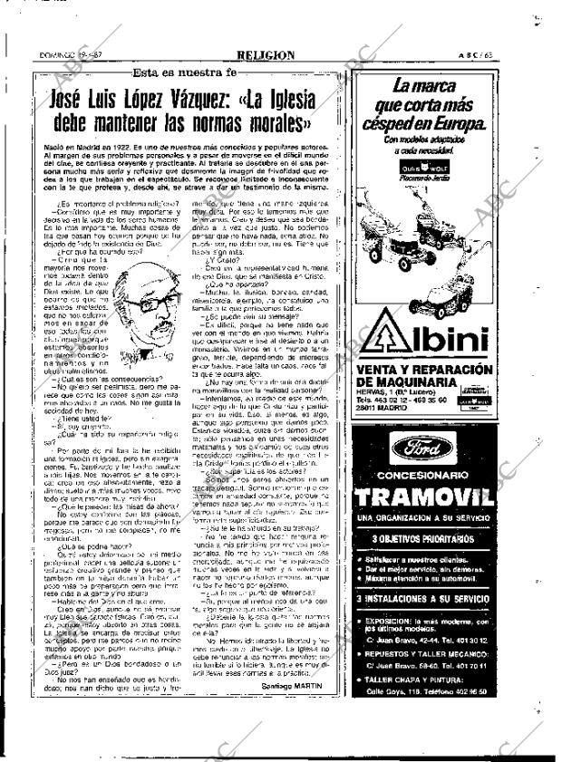ABC MADRID 19-04-1987 página 63