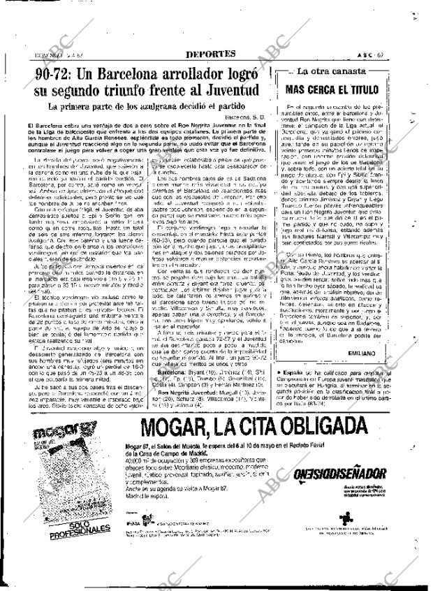 ABC MADRID 19-04-1987 página 69