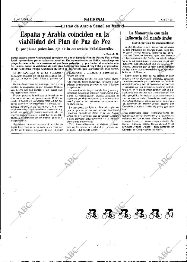 ABC MADRID 20-04-1987 página 23