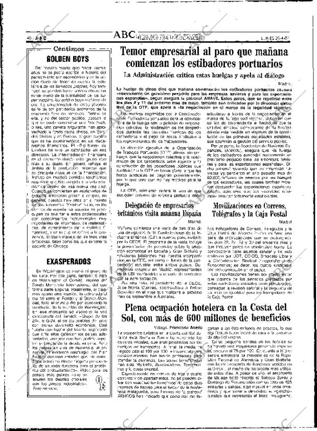 ABC MADRID 20-04-1987 página 40