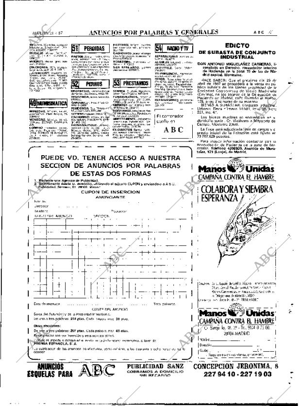 ABC MADRID 21-04-1987 página 101