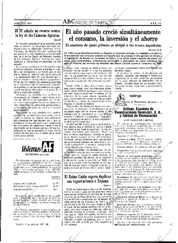 ABC MADRID 21-04-1987 página 65