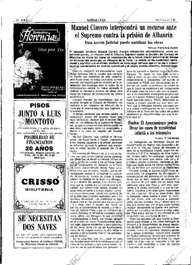 ABC SEVILLA 21-04-1987 página 30