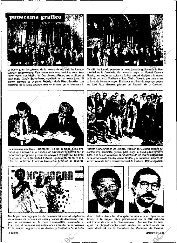ABC SEVILLA 21-04-1987 página 76