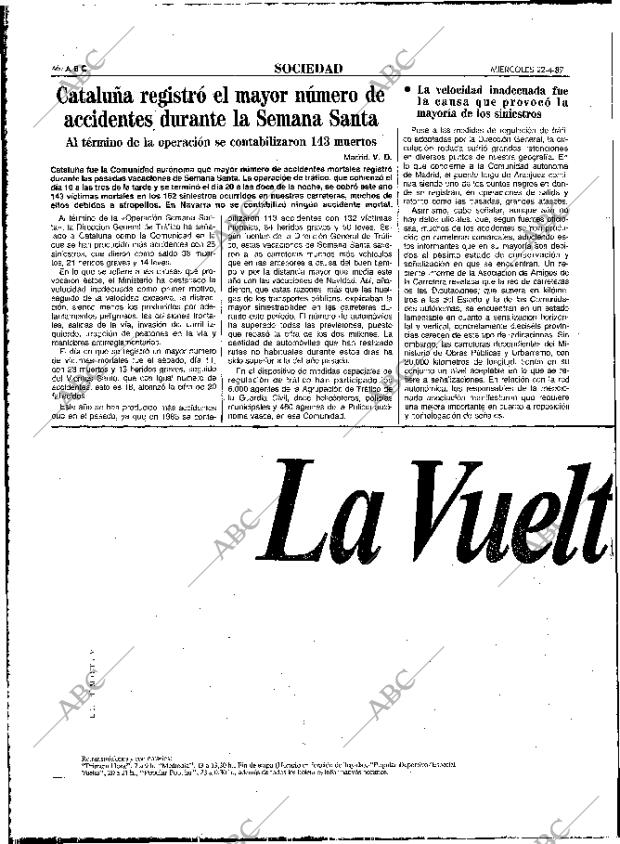 ABC MADRID 22-04-1987 página 46