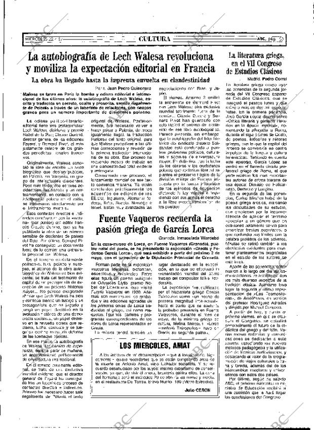 ABC MADRID 22-04-1987 página 53