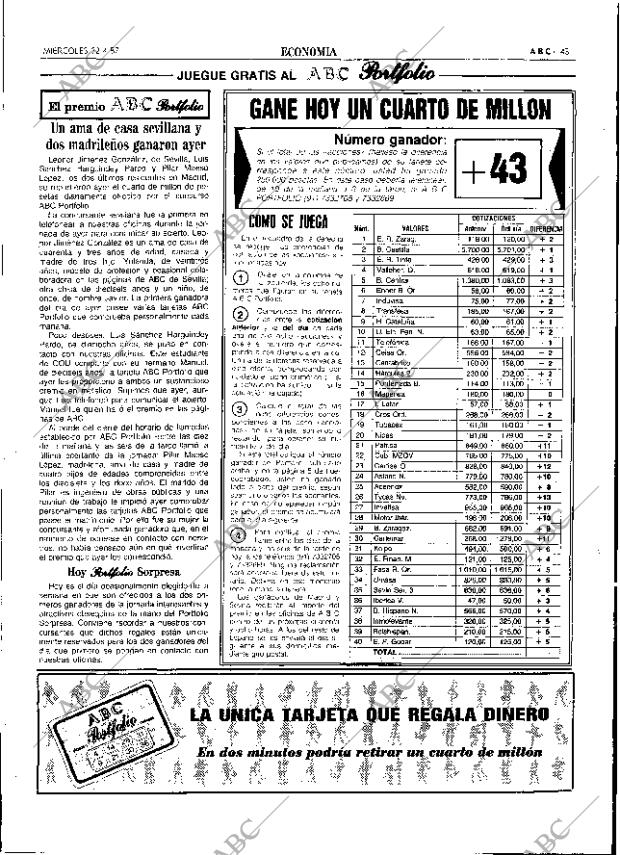 ABC SEVILLA 22-04-1987 página 43