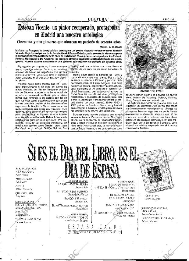 ABC MADRID 23-04-1987 página 51
