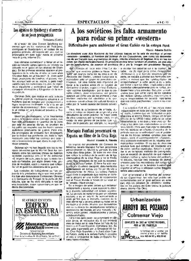 ABC MADRID 23-04-1987 página 93