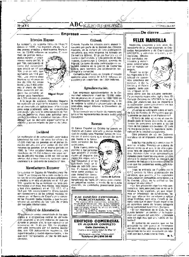 ABC MADRID 24-04-1987 página 58