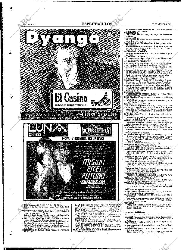 ABC MADRID 24-04-1987 página 88