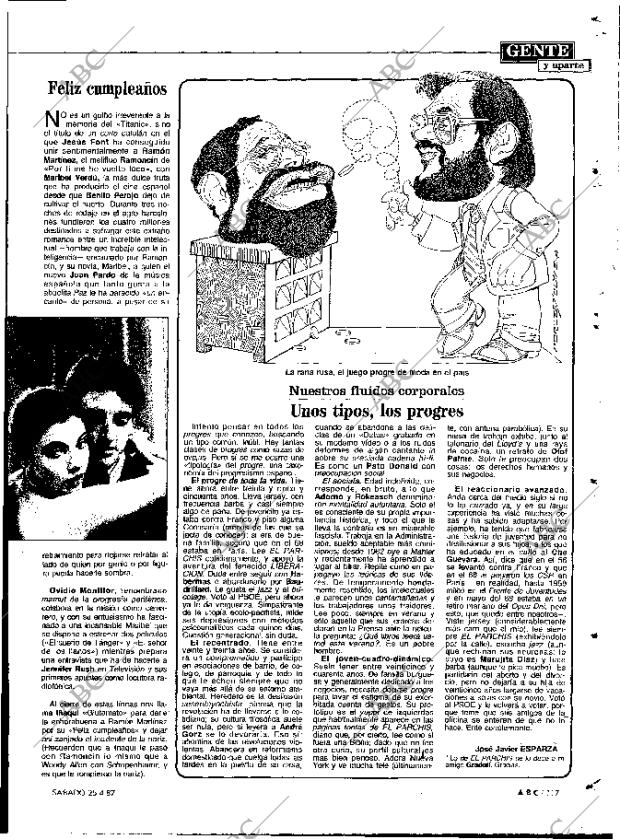 ABC MADRID 25-04-1987 página 117
