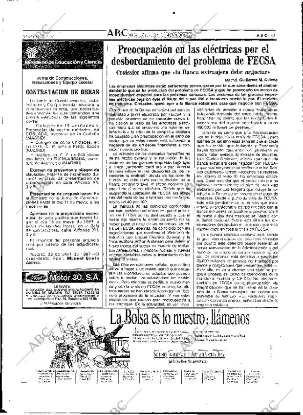 ABC MADRID 25-04-1987 página 43