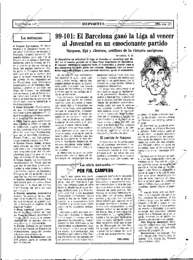 ABC MADRID 26-04-1987 página 103