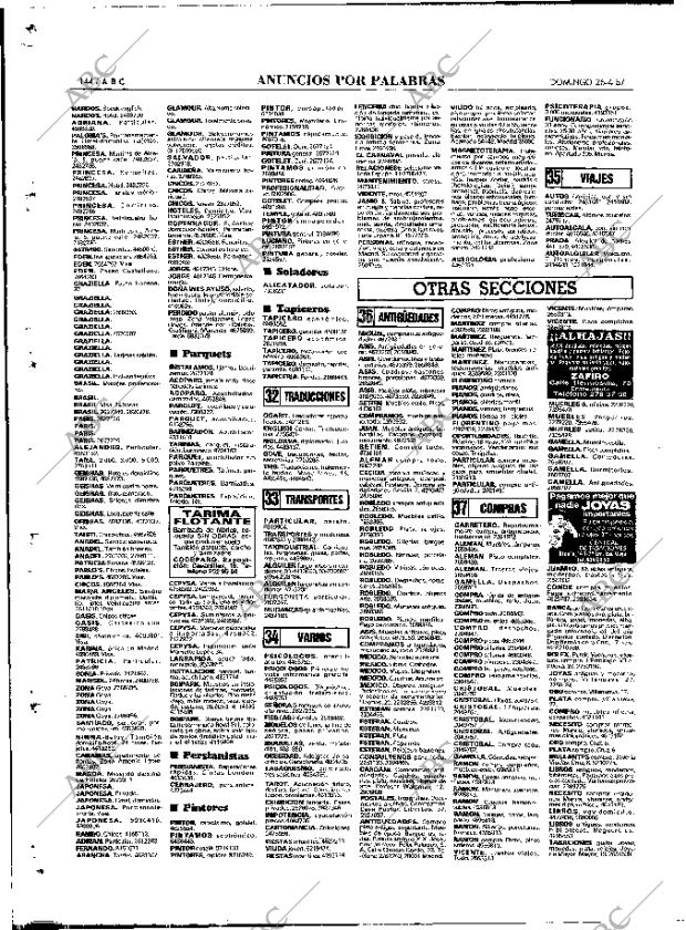 ABC MADRID 26-04-1987 página 144