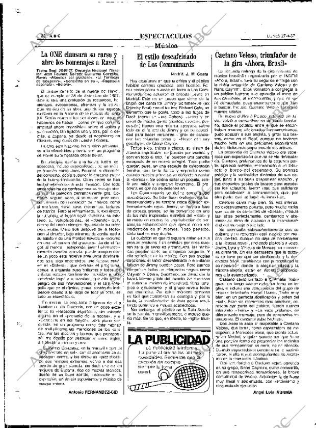 ABC MADRID 27-04-1987 página 82