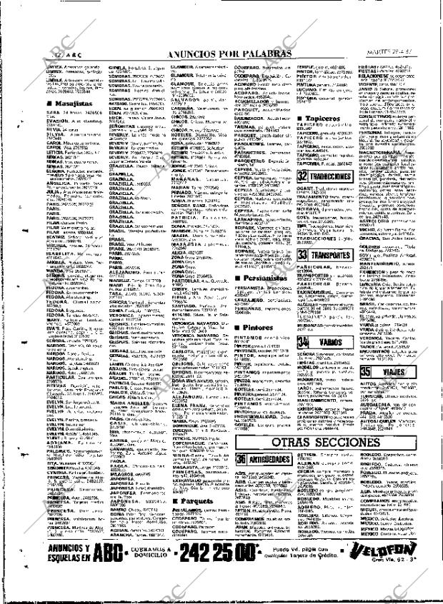 ABC MADRID 28-04-1987 página 112
