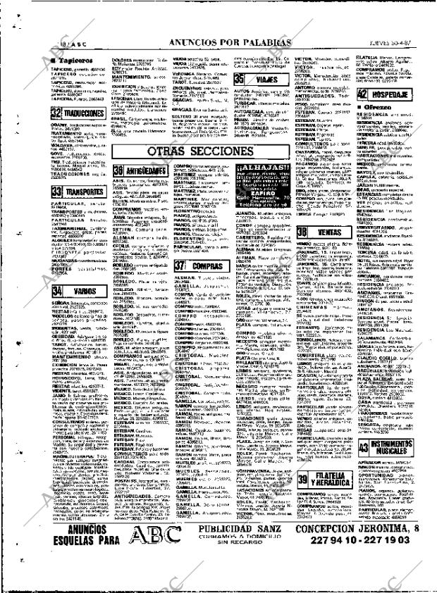 ABC MADRID 30-04-1987 página 118