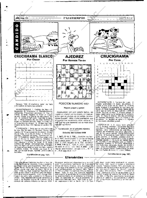 ABC MADRID 30-04-1987 página 120
