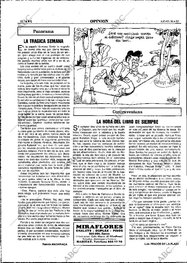 ABC MADRID 30-04-1987 página 22