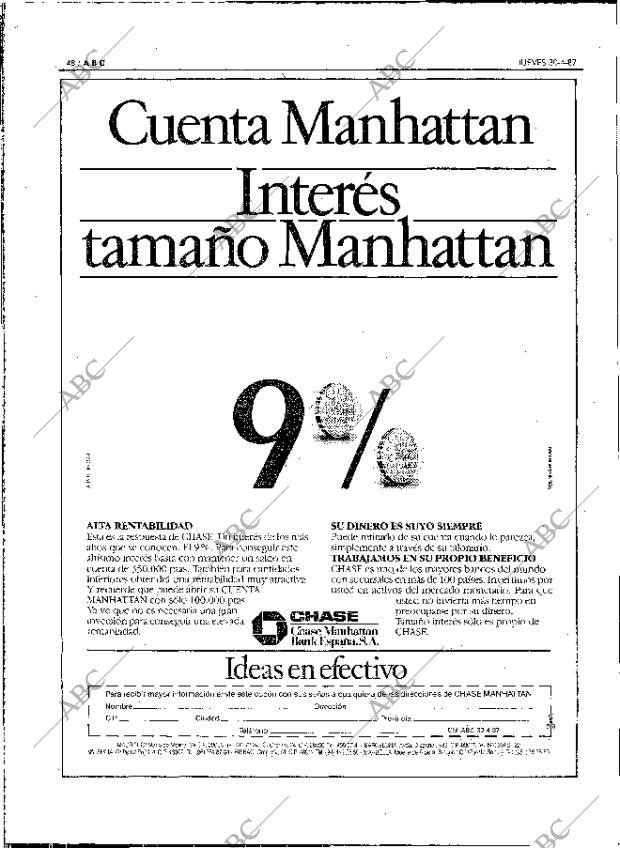 ABC MADRID 30-04-1987 página 48