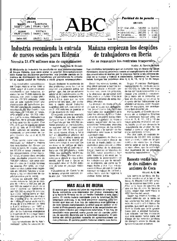 ABC MADRID 30-04-1987 página 67
