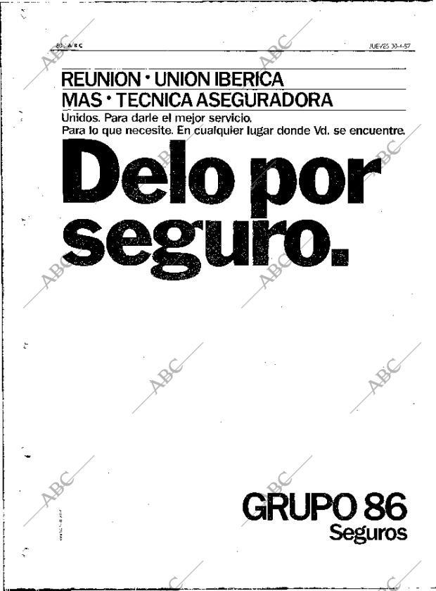 ABC MADRID 30-04-1987 página 80