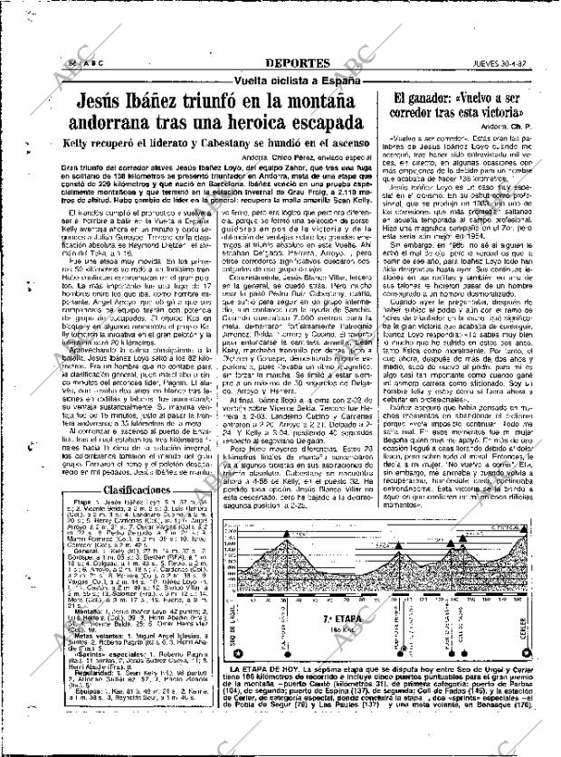 ABC MADRID 30-04-1987 página 86