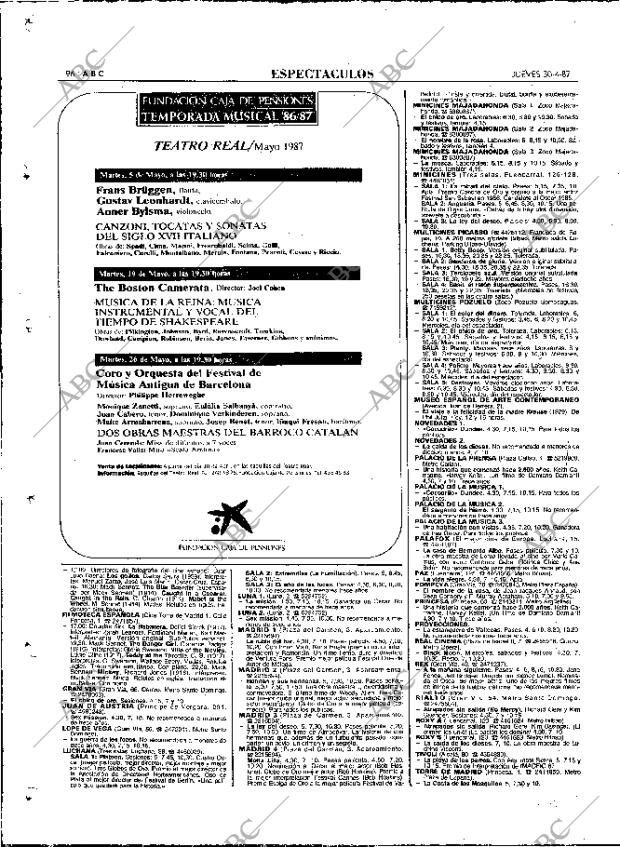 ABC MADRID 30-04-1987 página 96