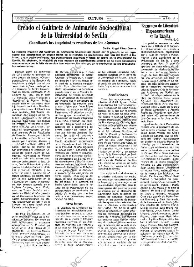 ABC SEVILLA 30-04-1987 página 51