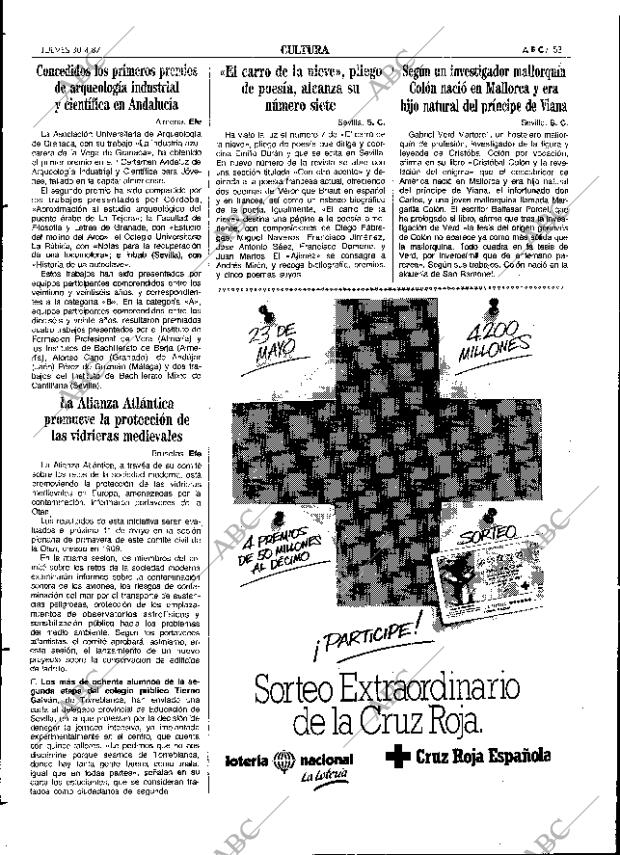 ABC SEVILLA 30-04-1987 página 53