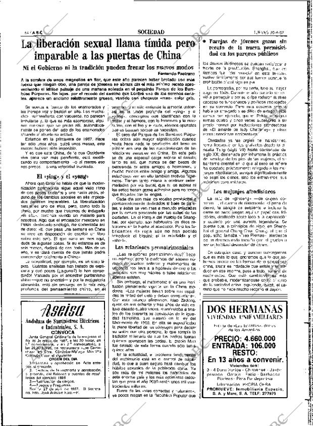 ABC SEVILLA 30-04-1987 página 64