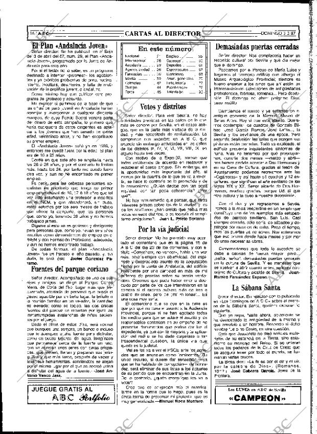 ABC SEVILLA 03-05-1987 página 16