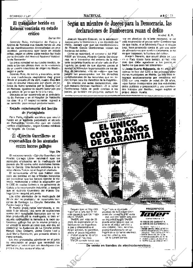 ABC SEVILLA 03-05-1987 página 23