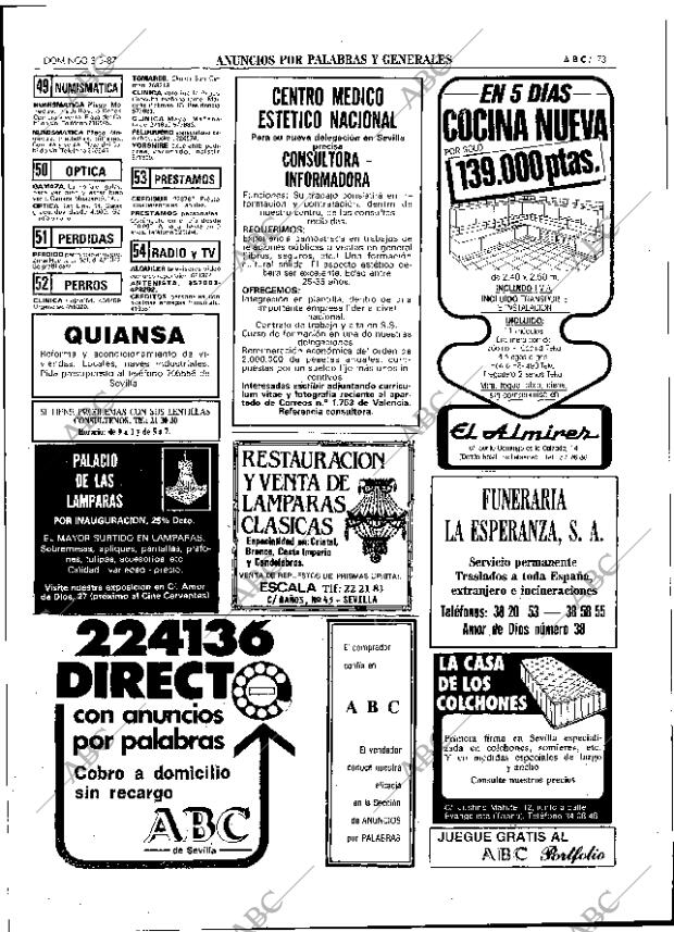 ABC SEVILLA 03-05-1987 página 73