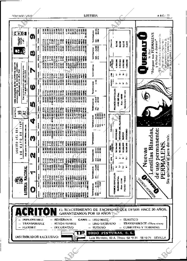 ABC SEVILLA 03-05-1987 página 77